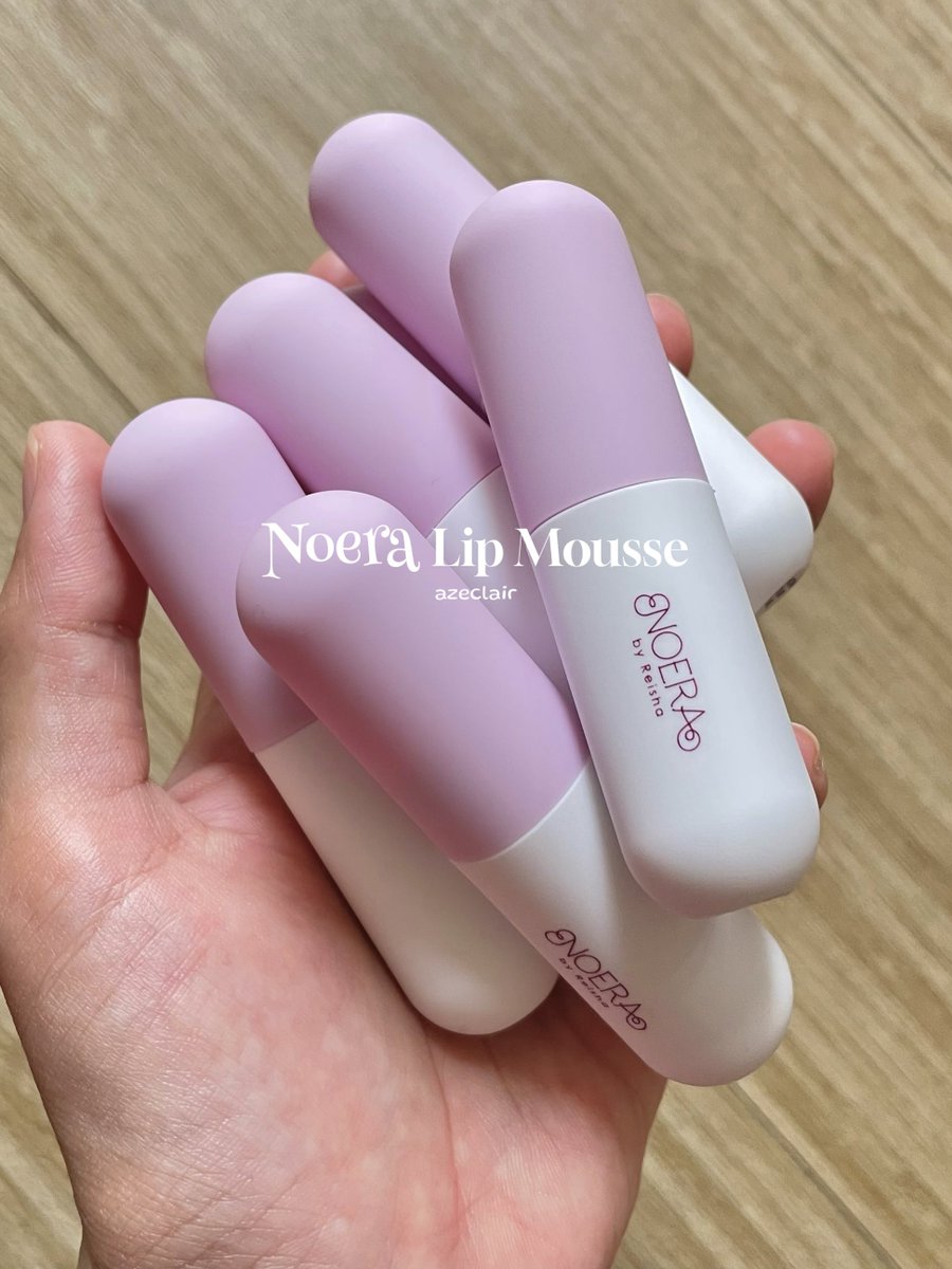 azeclair's tweet photo. cakep2 euyy lip mousse nya noera😍

ringan &amp; smooth pula di bibir. feels nya MOIST dan TRANSFERPROOF✨

aku swatch semua di thread ini ya. save for reference💖 https://t.co/VUVgHphqzt