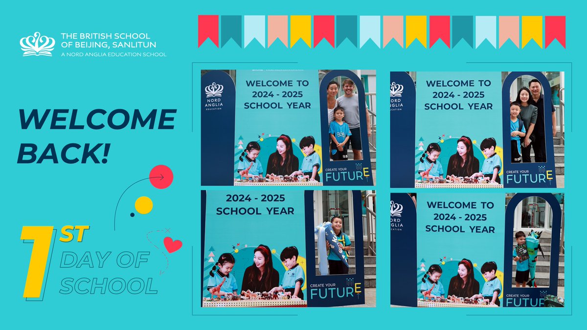 Today we welcomed our Reception to Year 6 students to school. For some this was their first day at BSB, Sanlitun and for others they were returning for another exciting year. 

We wish all our students, their families, and our staff all the best for 2024!