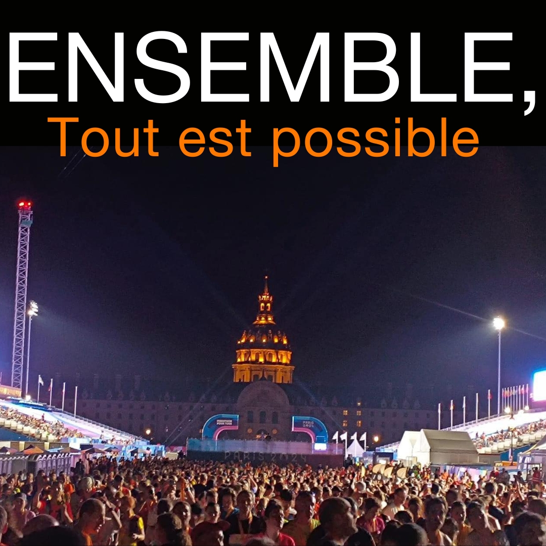 GiroSigrid's tweet image. Retour sur une course mythique et inoubliable : le 10 km Pour Tous by @orange.  Le 11 août à 1h30, j&apos;ai franchi la ligne d&apos;arrivée après un parcours magique à travers Paris illuminé. Merci à la #TeamOrangeRunning, #MarathonPourTous, #Paris2024 et à tous les supporters ! 🙌🧡