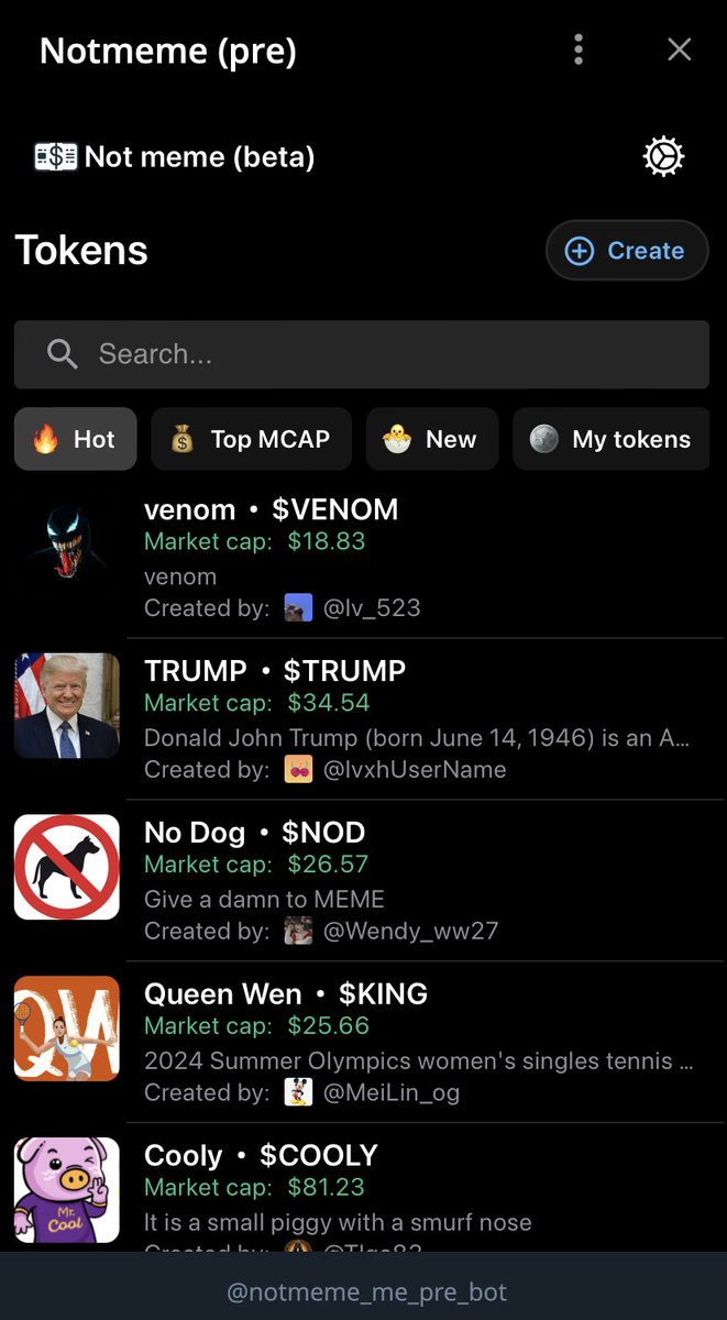 notmeme_me's tweet photo. 🌟 We’re thrilled to announce that our #NotMeme testnet is in full swing! So far, we’ve received over 3000 feedback submissions from participants. Thank you for your engagement!

🚀 Join the excitement and explore our one-click #memecoins launch platform while earning rewards!

#Giveaway Tasks:

🎁 Buy + Sell Orders

🎁 Create a New Token on the NotMeme platform

🎁 Feed your own #memecoins

🎁 Promote your #coins to be successfully listed in @dedust_io

🔗 For support: https://t.co/Q3WHwrTgBn

📝 Keep sharing your valuable feedback! There's a $500 USDT prize pool for participants!
📍https://t.co/nblyTpnwgV

Explore #NotMeme and earn amazing #airdrop rewards!