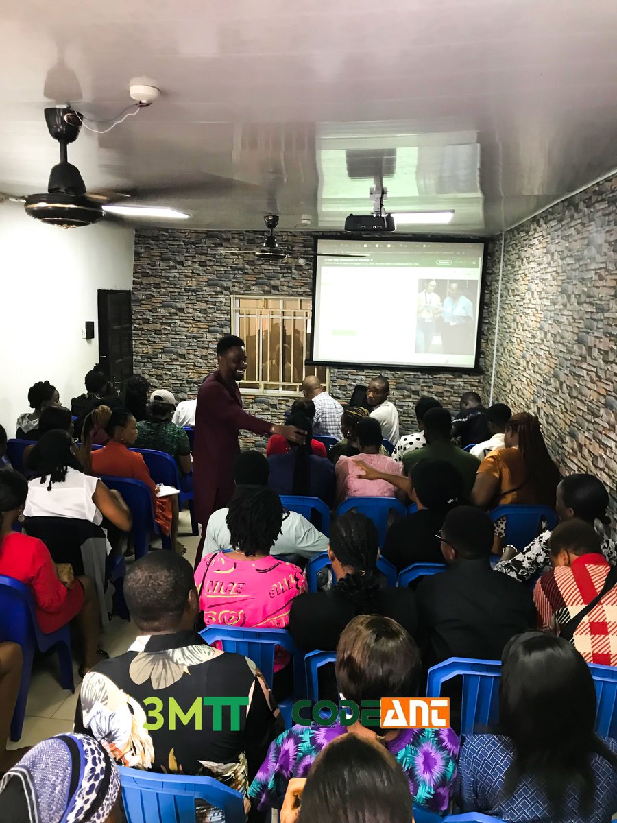 Codeant Technology Hub (@codeanthub) on Twitter photo Last Saturday, we welcomed the <a href="/3MTTNigeria/">3MTT Nigeria</a> 2nd Cohort fellows to our training hub in Owerri.
It was a delightful time onboarding them into their respective programs where they will be learning UI/UX, Data Science, Cyber Security, Product Management, and a lot more. Last Saturday, we welcomed the <a href="/3MTTNigeria/">3MTT Nigeria</a> 2nd Cohort fellows to our training hub in Owerri.
It was a delightful time onboarding them into their respective programs where they will be learning UI/UX, Data Science, Cyber Security, Product Management, and a lot more.