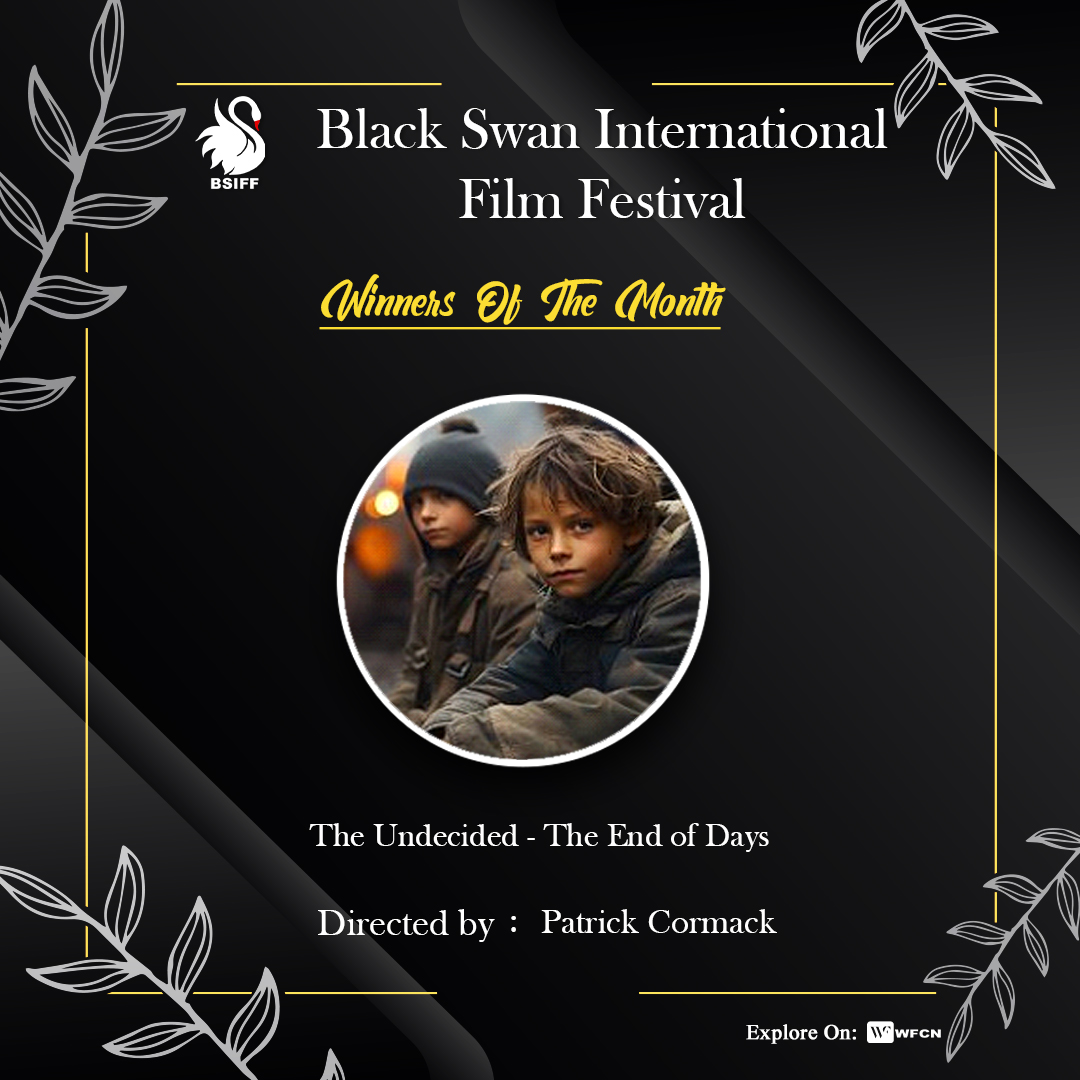 bsiff_official's tweet photo. The Black Swan International Film Festival is in awe of Patrick Cormack's vision that came to life. We're so proud! https://t.co/VbWhPdk3HT