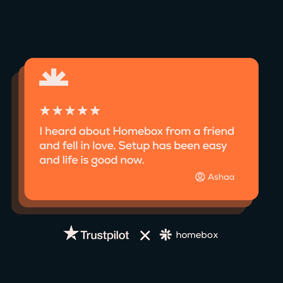 The people have spoken, and they love Homebox 😍

Here’s one of our many 5 🌟 Trustpilot reviews.

#EasyLiving #AutomatedBills #Homebox #billbundling #householdbills