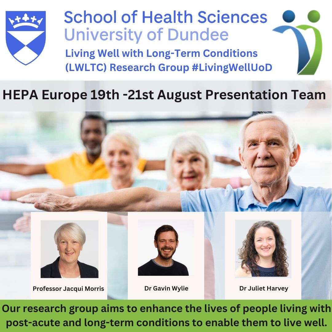 School of Health Sciences, University of Dundee (@uodhealthsci) on Twitter photo This week <a href="/jacquimorris11/">Professor Jacqui Morris</a>, <a href="/GavinQWylie/">Dr Gavin Wylie</a> & @drjulietharvey from the Living Well with Long Term Conditions Research Group are attending <a href="/hepaeurope/">HEPA Europe</a> <a href="/RCSI_Irl/">RCSI</a> to present #LivingWellUoD research and discuss implementation of health-enhancing physical activity. This week <a href="/jacquimorris11/">Professor Jacqui Morris</a>, <a href="/GavinQWylie/">Dr Gavin Wylie</a> & @drjulietharvey from the Living Well with Long Term Conditions Research Group are attending <a href="/hepaeurope/">HEPA Europe</a> <a href="/RCSI_Irl/">RCSI</a> to present #LivingWellUoD research and discuss implementation of health-enhancing physical activity.
