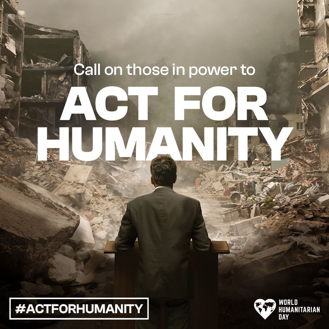 As conflicts and inequality increase, so does the number of people forced to flee.

Humanitarians rise to the challenge, but attacks on them and civilians remain devastatingly common.

This cannot continue. On #WorldHumanitarianDay, we call for their protection. #ActForHumanity