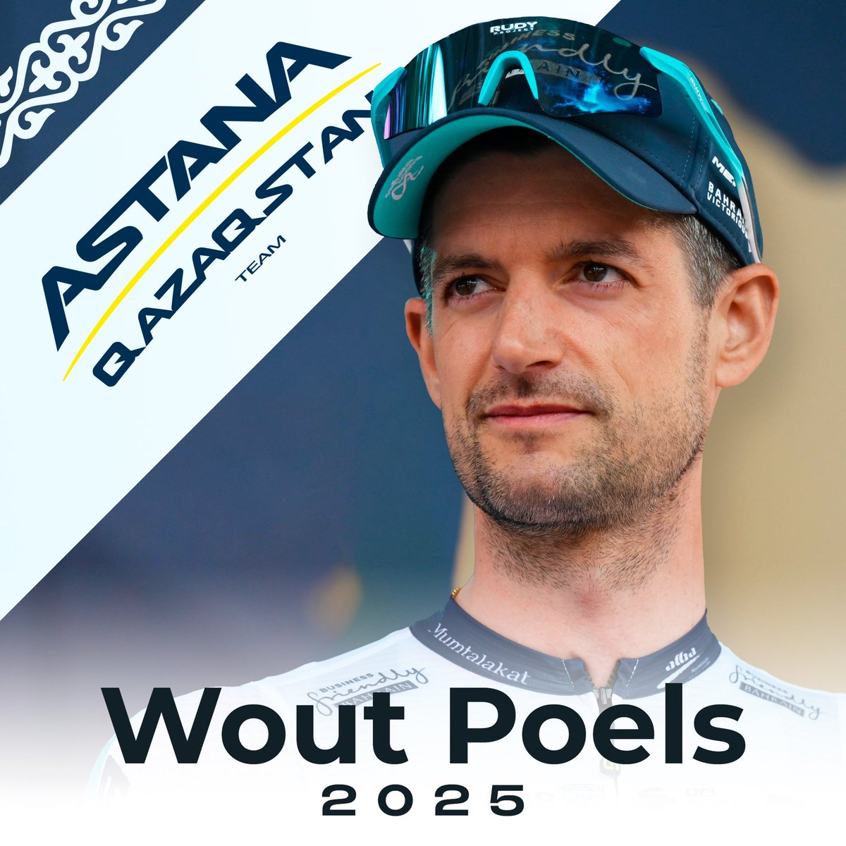 🇳🇱 NEW RIDER: <a href="/WoutPoels/">Wout Poels</a> 

Wout Poels is going to join our team for 2025 season:

📰👉 bit.ly/3AnoLB1

#AstanaQazaqstanTeam 

📷 <a href="/SprintCycling/">SprintCycling</a>