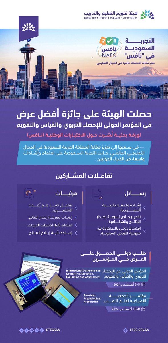 هيئة تقويم التعليم والتدريب tweet media