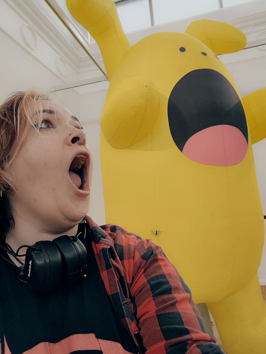 having a niece means going to the same exhibits but people don't stare (as much) <a href="/LakesideArts/">Lakeside Arts</a>