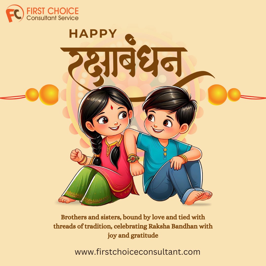 firstchoice_DL's tweet photo. Raksha Bandhan is a beautiful celebration of love, care, and unity between siblings. It’s a reminder of the bond that holds us together through thick and thin.   

May God's blessings always keep such cherished relationships strong and everlasting. Happy Rakhi to all! https://t.co/WsxUlOgBRx