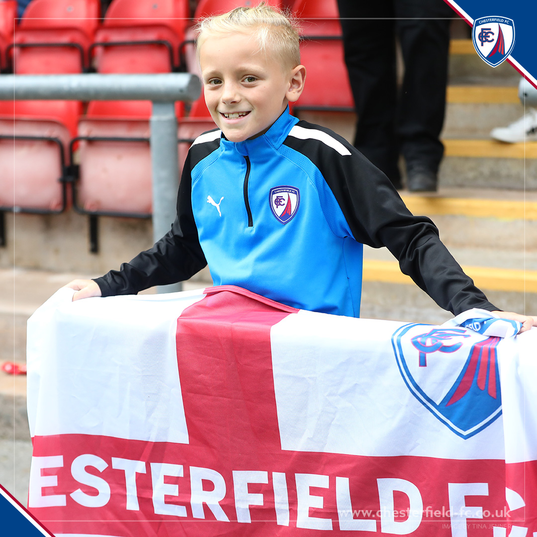 ChesterfieldFC's tweet photo. So many young Spireites these days. 💙

#Spireites https://t.co/hbzTWHjMcU