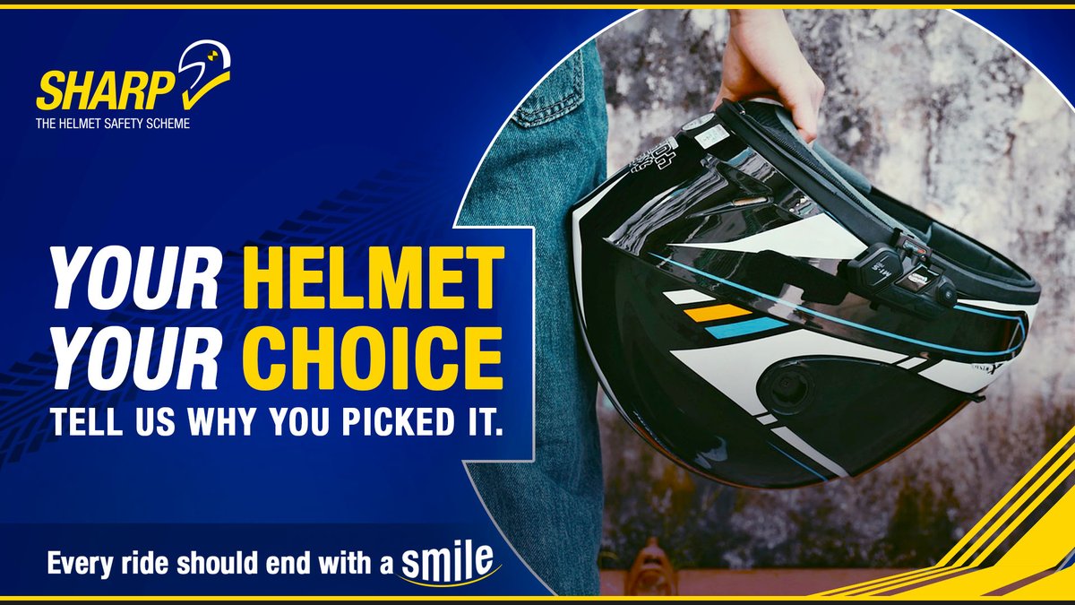 DocBike UK (@docbikeuk) on Twitter photo SHARP needs your feedback on helmet safety. Please take a few minutes to complete their survey and help make riding safer for everyone: bit.ly/469HfAM 
You could also win £50 to spend on helmets and gear! 😃
#SHARPSafety #HelmetSafety SHARP needs your feedback on helmet safety. Please take a few minutes to complete their survey and help make riding safer for everyone: bit.ly/469HfAM 
You could also win £50 to spend on helmets and gear! 😃
#SHARPSafety #HelmetSafety