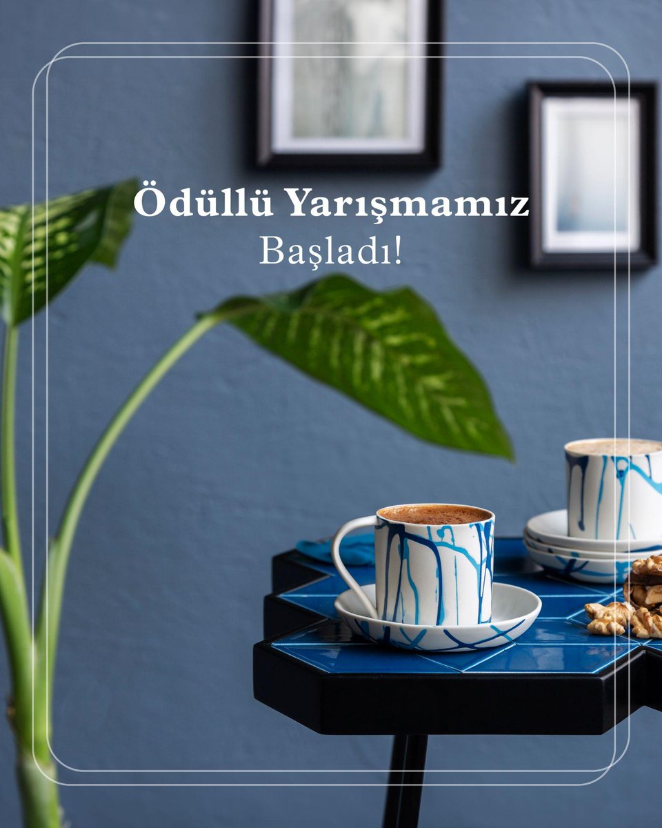 Ödüllü yarışmamız başladı!
Masuma Ceramics’’ten 2’li Türk Kahvesi Fincan seti kazanmak için yapmanız gerekenler çok basit:

#İyiBakDünyana #ÇanakkaleSeramik #Seramik #Yarışma