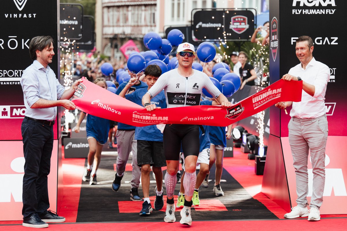 Kristian Blummenfelt is the Ironman Frankfurt winner! 🏆

Running an incredible 2 hour 32 minute marathon at the end to take home the win ahead of the Ironman World Championship in Kona later this year.

#DreamOn