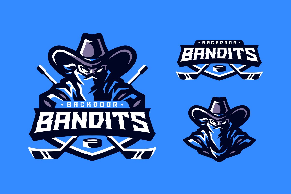 BACKDOOR BANDITS
Mascot logo for client