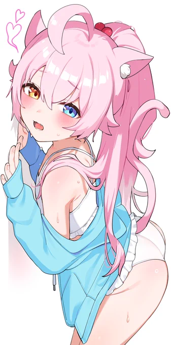 暑いから猫ホシノともっとあつあつになりたい#ブルアカ #再掲 