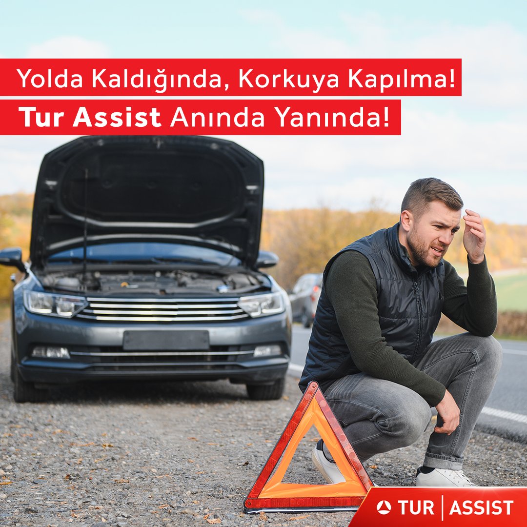 TurAssist's tweet photo. Aracınız mı arıza yaptı? Yolda kaldınız ve ne yapacağınızı mı bilmiyorsunuz? 
Yol yardım hizmetimizle her zaman yanınızdayız. 7/24 profesyonel destek için bize ulaşın ve güvenle yolculuğunuza devam edin.
#TurAssist #YolYardım #ÇekiciHizmeti #GüvenliSürüş https://t.co/7V0ORrIGjd