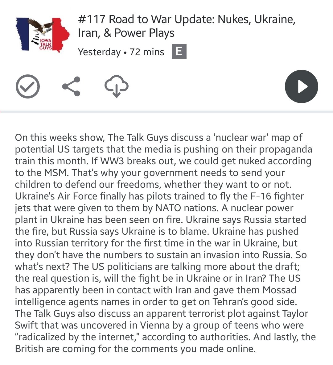 Iowa Talk Guys Podcast tweet media