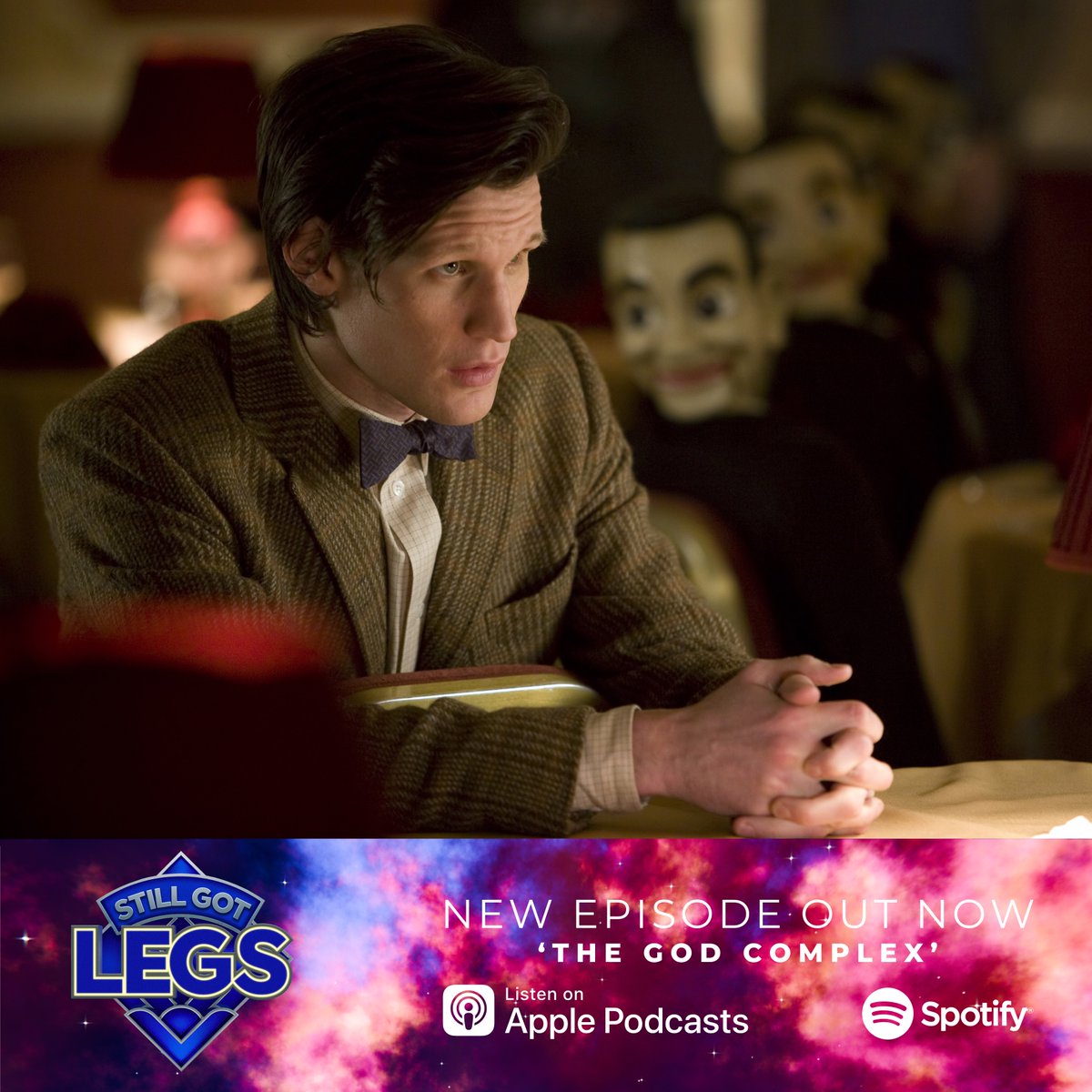 StillGotLegsPod's tweet photo. A spooky creepy hotel filled with your worst nightmares, a gang of fun and interesting characters and some truly heartbreaking moments to discuss! Our Discussion on The God Complex is now available
https://t.co/ap8AZZ9GvD
#DoctorWho #AmyPond #TheGodComplex https://t.co/h846qecqWl