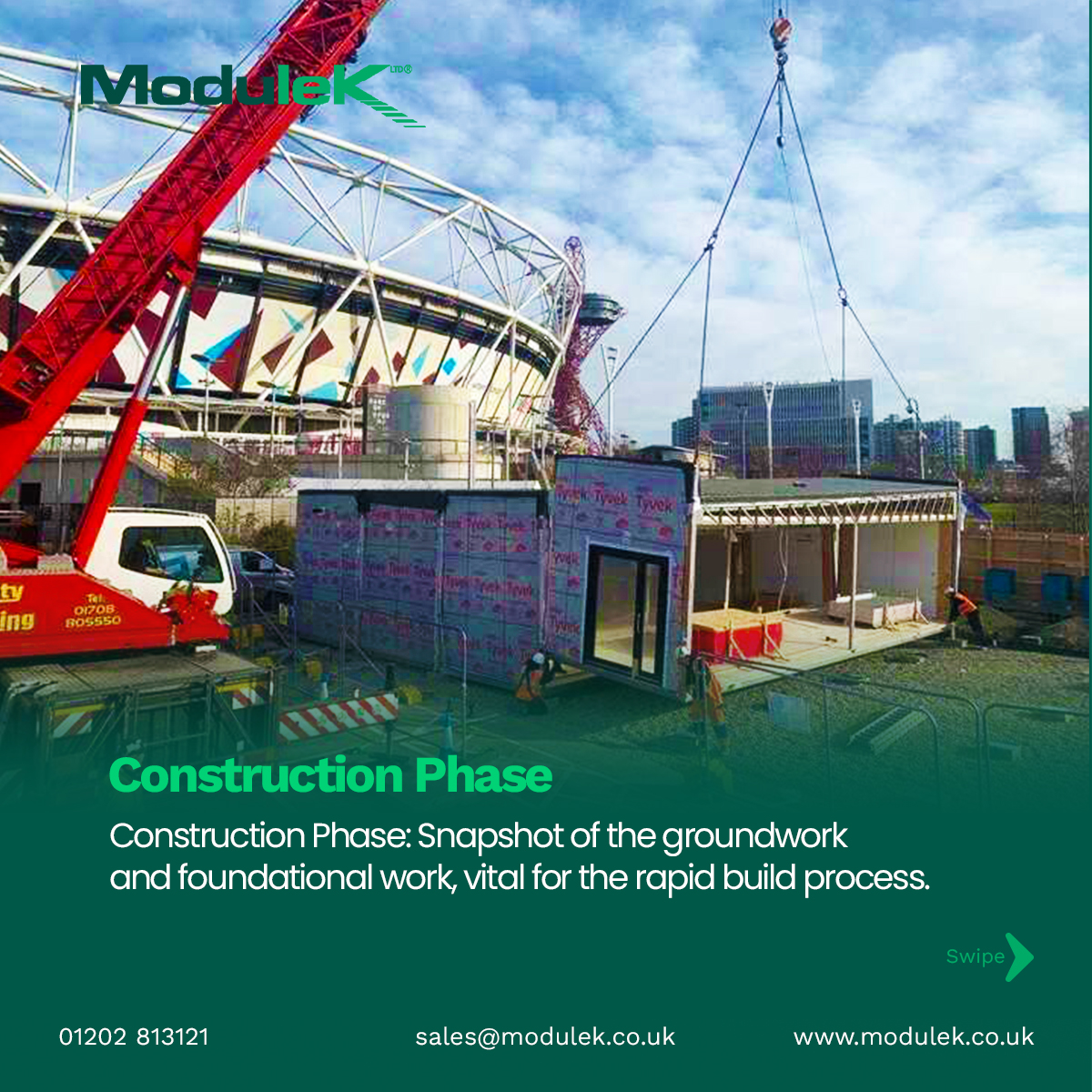 Modulekltd's tweet photo. 🌟 Modulek at London Stadium 🌟 

Contact Us: 📞 01202 813121 📧 sales@modulek.co.uk 
🔗 Visit Our Website: https://t.co/NHWDmxi6D6 

Modulek #ModularConstruction #LondonStadium #SecurityBuilding #SustainableDesign #RapidConstruction https://t.co/0PbI73rhGi