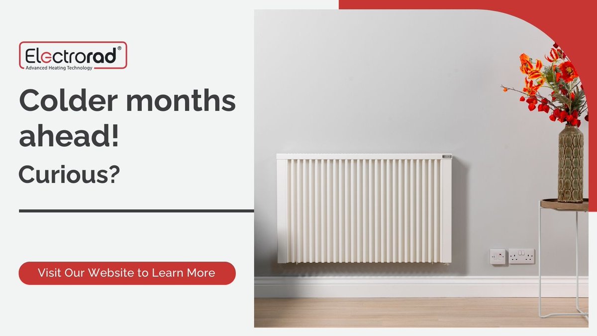 💰❄️ Colder months ahead! 

Curious about the running costs of electric radiators? 
Debunk myths and get the facts here: bit.ly/electric-radia…

#EnergyCosts #WinterHeating