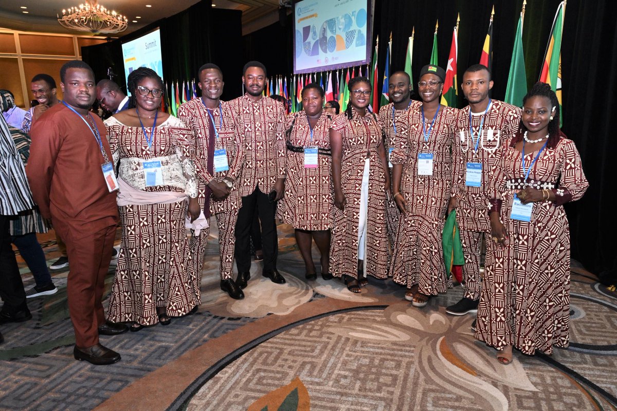Les jeunes fellows du Togo lors de la cérémonie de clôture du sommet du <a href="/WashFellowship/">MandelaWshFellowship</a> à Washington. 700 jeunes africains et acteurs Américains du secteur public et privé ont fait du réseautage lors de panels ainsi que des sessions académiques, culturelles et communautaires.