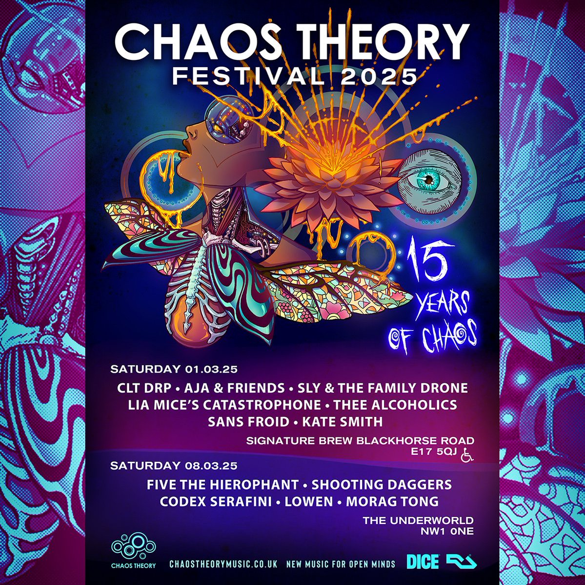 Morag Tong (@moragtongband) on Twitter photo We are excited to announce our first show of 2025 at <a href="/Chaos_Theory_/">Chaos Theory</a> festival, on 8th March at <a href="/TheUnderworld/">The Underworld</a>.
Tickets and more info are available now at chaostheorymusic.co.uk ππ We are excited to announce our first show of 2025 at <a href="/Chaos_Theory_/">Chaos Theory</a> festival, on 8th March at <a href="/TheUnderworld/">The Underworld</a>.
Tickets and more info are available now at chaostheorymusic.co.uk ππ