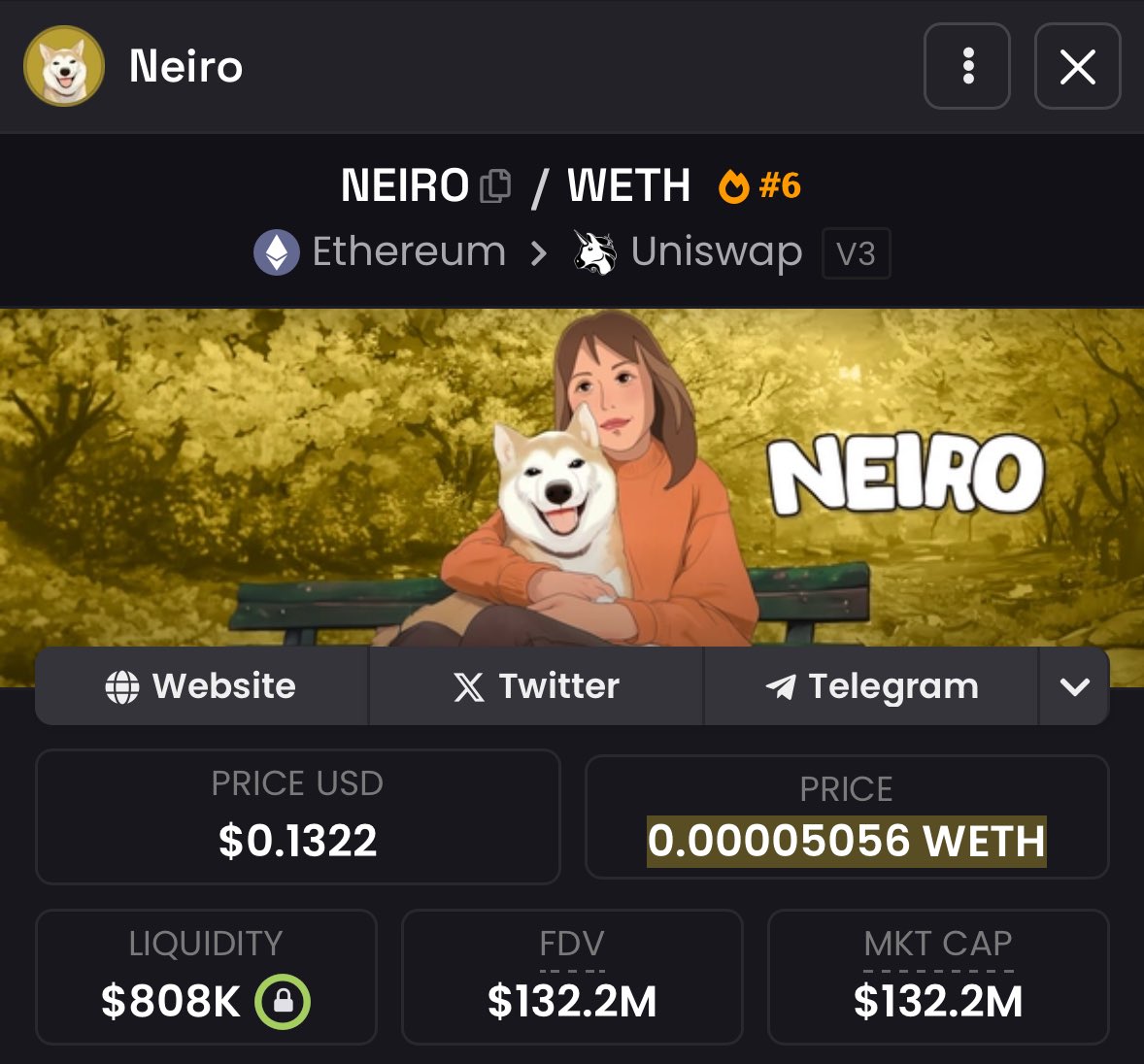 In a week you will wish you bought at this levels

$NEIRO is heating up
Week full of announcements 👀