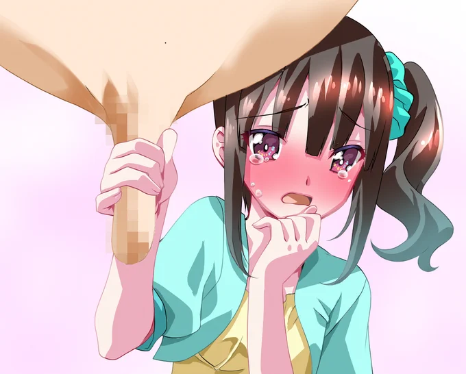 おおくま牧場で牛の乳搾り体験(どう見ても健全絵)① 