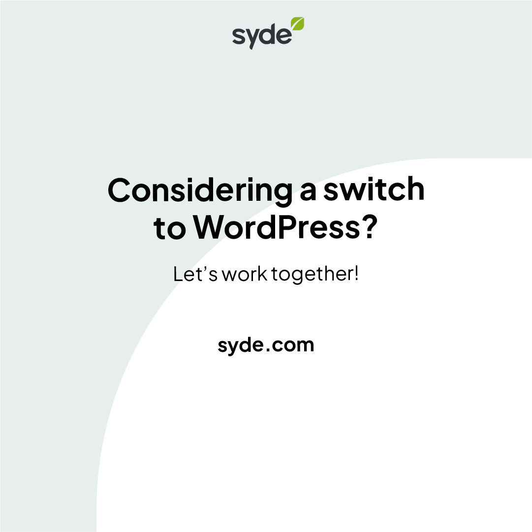 syde_gmbh's tweet photo. 🔧 18+ years of WordPress experience
🚀 430+ websites transformed
📈 1.2M+ pages automated
 💚 65k+ migrated with precision 

Syde handles everything from seamless CMS switches to complex rebrands. ✨ Ready to migrate your website? Contact us now! 💚 https://t.co/bU5VCxvlSS https://t.co/txMveE8i3Z