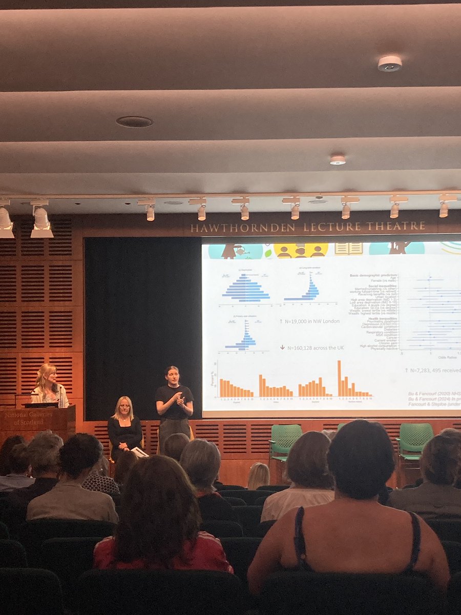 Jameel Arts & Health Lab (@j_artshealthlab) on Twitter photo Professor <a href="/Daisy_Fancourt/">Dr Daisy Fancourt</a> speaking at the Healing Arts Scotland conference at the <a href="/NatGalleriesSco/">National Galleries of Scotland</a>
#healingartsscotland #has24
Tune in here: eif.co.uk/events/healing… Professor <a href="/Daisy_Fancourt/">Dr Daisy Fancourt</a> speaking at the Healing Arts Scotland conference at the <a href="/NatGalleriesSco/">National Galleries of Scotland</a>
#healingartsscotland #has24
Tune in here: eif.co.uk/events/healing…