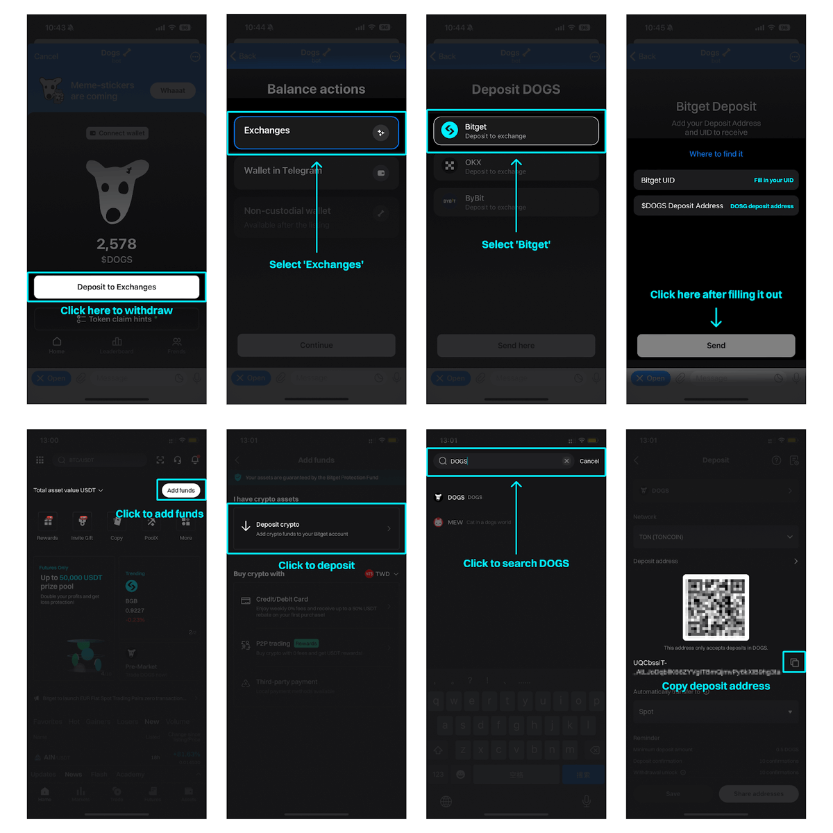 BitgetAfrica's tweet image. 🤩 Want to win up to 20,000 $DOGS for yourself? 

- Make a post/video on how to deposit DOGS on Bitget
- Post with #BitgetLuckyDogs
- Follow and mention @bitgetafrica
- Fill entry 👉🏿  forms.gle/VZhUgceKN4Cn4C…