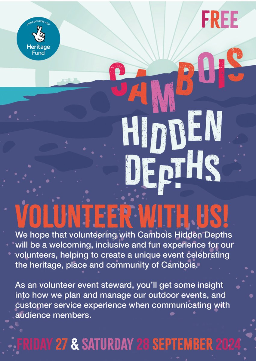 Cambois Hidden Depths - Friday 27th and Saturday 28th September will be a celebration of Cambois’ heritage, a community wide exploration of all that has gone before.