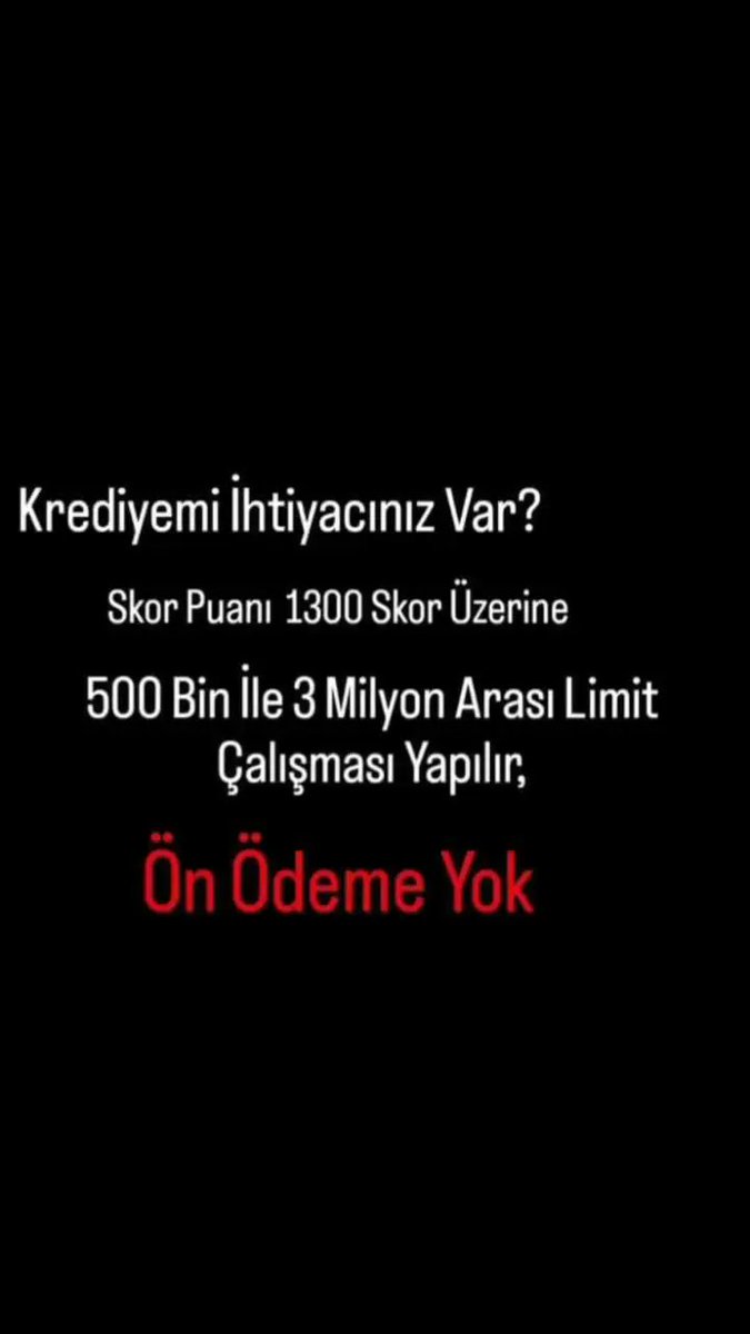 kredimbenim's tweet photo. 1200 puan ve üzeri olanlara yüksek kredi toplama alınır
0 533 924 20 76 
#kredi #kredimbenim @parakredi 

#tuzla #pendik #kadıköy #üsküdar #ümraniye #bağcılar 
#esenler #küçükçekmece #büyükçekmece #bakırköy 
#para #ağustos #eylül #emekli 
#işçi #zam #faiz #alikoç #fb #tff #bist https://t.co/fvyPeWNa2P