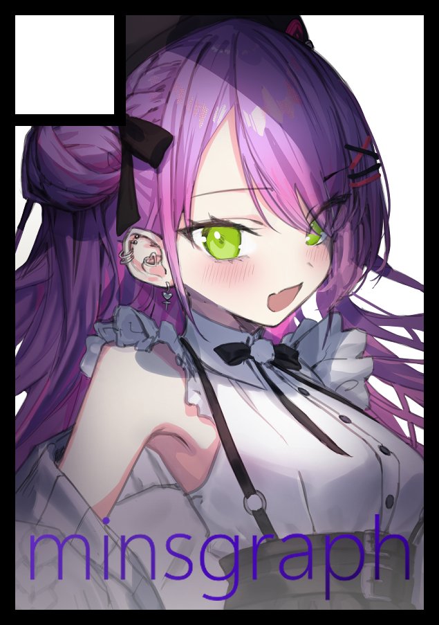 常闇トワ ,常闇トワ(私服衣装) 「#C105冬コミは初めてVtuberジャンルに申し込みました!よろしくお願いしま」|minsのイラスト