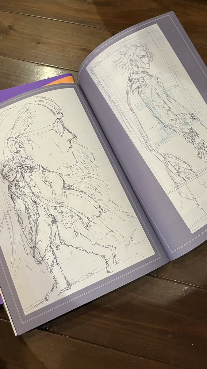 ポカニキ本ﾄﾞｽ楽しみ方② ここで本体を開きそうになるが、あえてラフ本