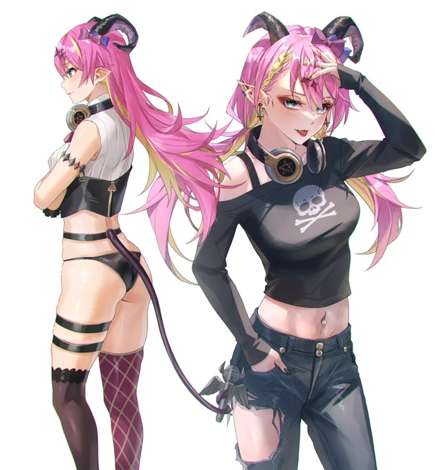 #まのあろ絵#魔乃アロエ#魔のライブ 