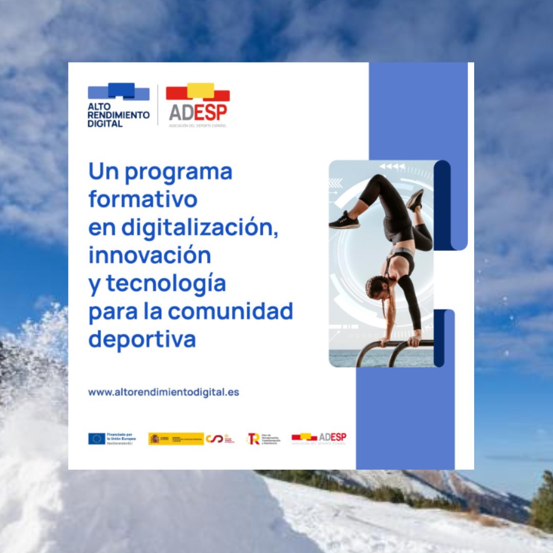 ADESP - Asociación del Deporte Español (@depespana) on Twitter photo El programa #AltoRendimientoDigitalADESP sigue creciendo, gracias también a la <a href="/rfedinv/">RFEDI • Spainsnow</a> que ha inscrito en esta primera edición a 20 personas. 👏❄️
Seguimos sumando nuevos estudiantes para la segunda edición que se iniciará el 30 de septiembre. 🔜
altorendimientodigital.es El programa #AltoRendimientoDigitalADESP sigue creciendo, gracias también a la <a href="/rfedinv/">RFEDI • Spainsnow</a> que ha inscrito en esta primera edición a 20 personas. 👏❄️
Seguimos sumando nuevos estudiantes para la segunda edición que se iniciará el 30 de septiembre. 🔜
altorendimientodigital.es