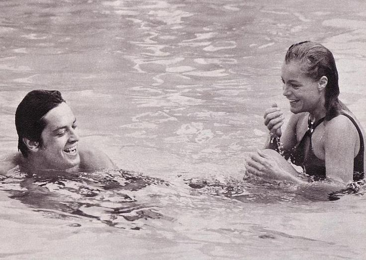 cauvelea's tweet image. Le 19 août 1968, il y a 56 ans, débutait le tournage de La Piscine ❤️