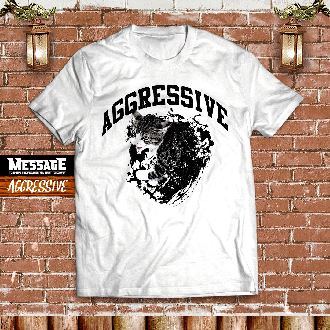 Tshirts_MessagE's tweet photo. おもしろねこTシャツ「AGGRESSIVE」
https://t.co/kJR0o0sqE5 https://t.co/7vicgfrQjJ