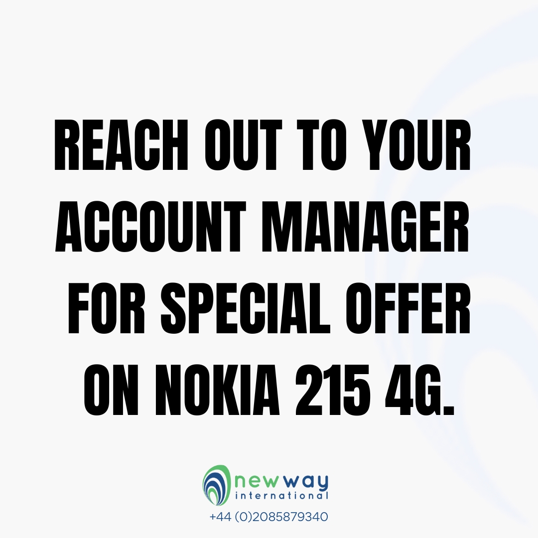 NewWayOfficl's tweet photo. Nokia 215 4G Black - Affordable, Compact &amp; Reliable Mobile Phone - ready stock - wholesale.
#Nokia215 #FeaturePhone #4GPhone #NokiaMobile #AffordablePhone #CompactPhone #DurablePhone #SimplePhone #BasicPhone #MobileTech https://t.co/C5aDR1SeqF