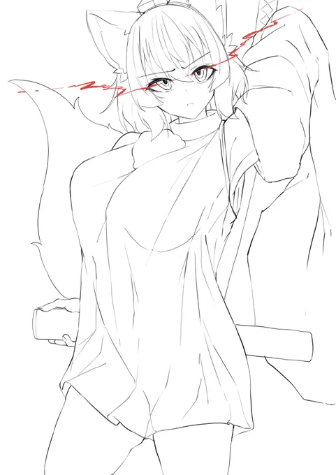 こういうバチギレてる椛好き…。 