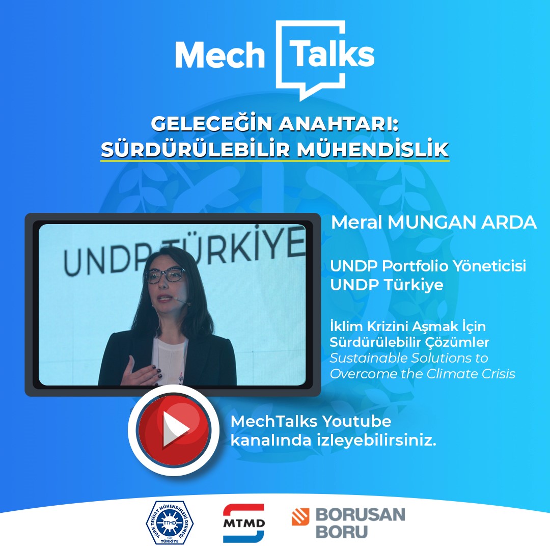 mechtalks's tweet photo. MechTalks’ta konuşmacı olarak yer alan Meral MUNGAN, İklim Krizini Aşmak için Sürdürülebilir Çözümlere değindi.🌎 
https://t.co/gKI038ARbh
#MechTalks #ttmd #mtmd #borusanboru #Sürdürülebilirlik #iklimkrizi #meralmungan #sürdürülebilirmühendislik https://t.co/oVTQTu1wA9