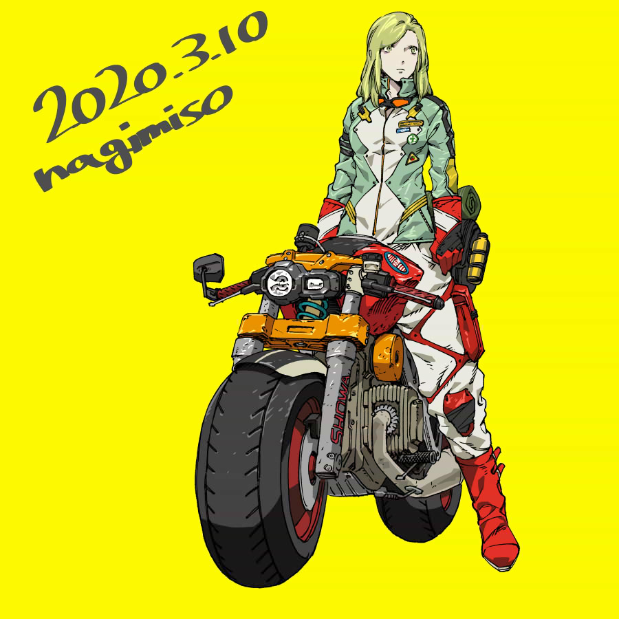 「8月19日は「#バイクの日」カッコいいバイクのイラストのメイキングをご紹介#Dr」|株式会社ワコムのイラスト