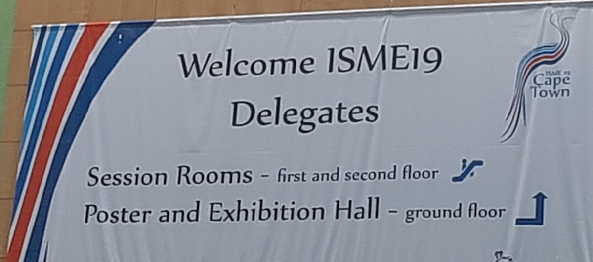 A very exciting week has been started at #ISME19!
