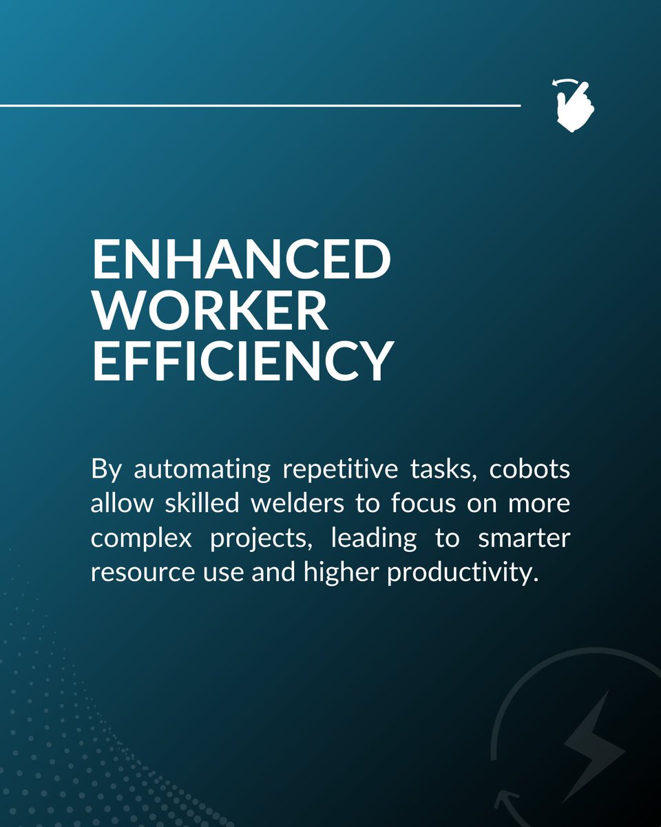 SmoothRobotics's tweet image. 🌱Did you know that modern welding techniques can help reduce waste and energy consumption? Discover in the images below how cobots and #SmoothTool contribute to sustainable manufacturing and help protect our planet 🌍Join the movement toward a more eco-friendly future with us!