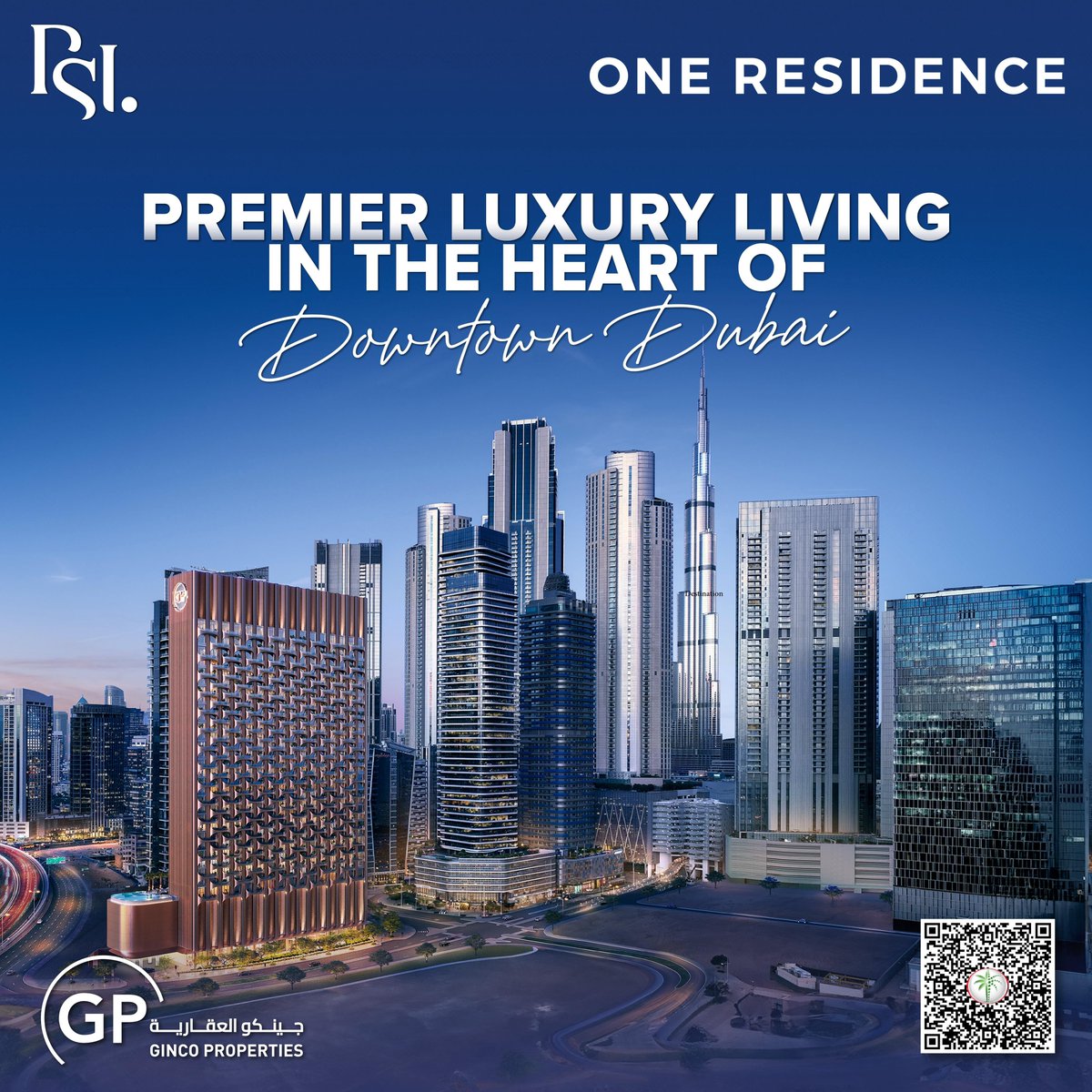 PSIEstate's tweet image. Premier Luxury Living in the 📍 Heart of Downtown Dubai Introducing One Residence by Ginco – your gateway to unparalleled luxury in the vibrant centre of Dubai. Contact us at PSI (04 323 0200) for more information and to secure your dream home at One Residence!!! #PSI #PSIestate