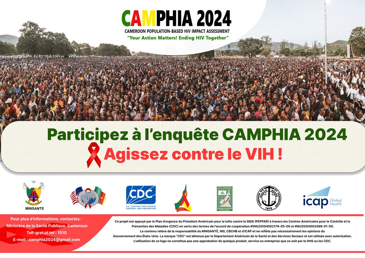 dr_wirsiy's tweet photo. Participate in the CAMPHIA 2024 survey. Take action against HIV! Your involvement is key to a healthier future. #CAMPHIA2024  #MOH #PEPFAR #USCDC #NIS, #CBCHB, #ICAP #CommunityMobilization #Communication https://t.co/ISeXzoyocJ
