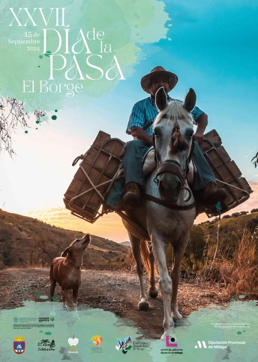 Cartel del XXVII Día de la Pasa de El Borge 2024, que será el domingo 15 de septiembre.

Desde el Ayuntamiento de El Borge invitan a vecinos y foráneos a visitarla.

Ayto El Borge
#AxarquiaPlus #Axarquia #ElBorge #diadelapasa #territoriosipam