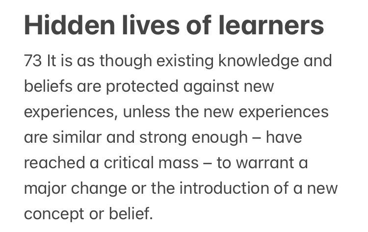 I’m trying to build my networks on Bluesky where I’ve just set up timinwinchester.bsky.social
I’m posting a series of thoughts on some of my summer reading, starting with Graham Nuthall’s Hidden Lives of Learners. Connect with me there to find out more about quote 5 below #twittereps