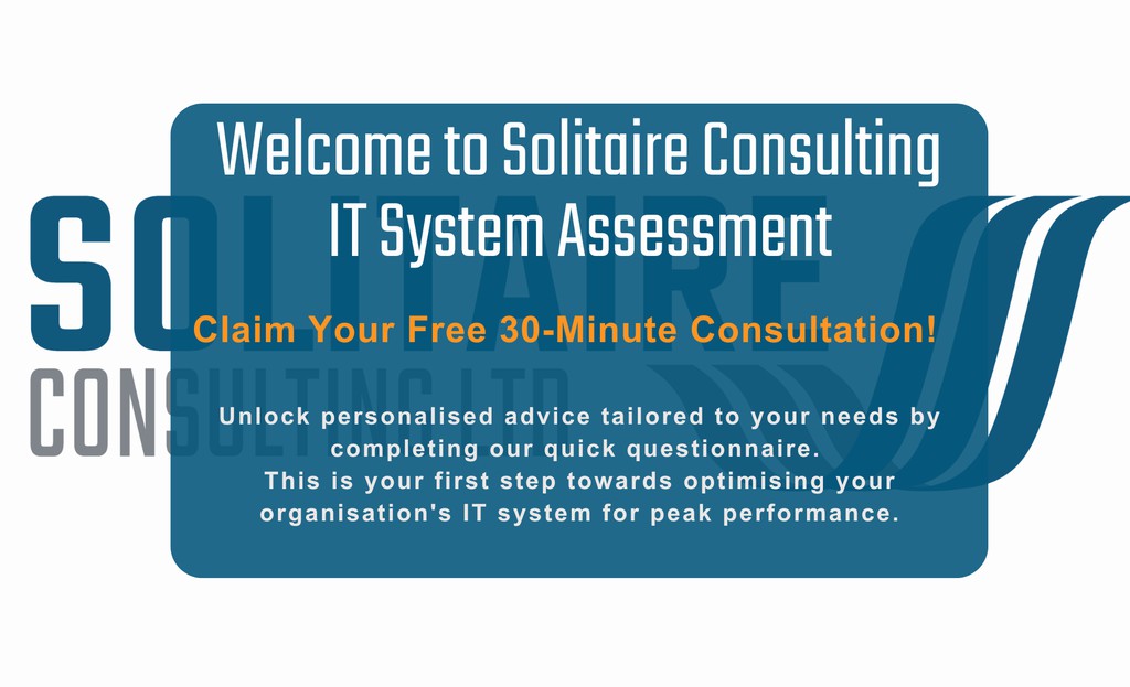 paulevery's tweet photo. 👉 Ready to optimize your operations? Take our IT assessment and receive a FREE 30-minute consultation with one of our experts. 
👇👇👇 
https://t.co/ajKJBGB9mo  

#solitaireconsulting #ITassessment #changemanagement #fintech #BusinessContinuity  #SystemHealthCheck https://t.co/NcBuLgwW5p